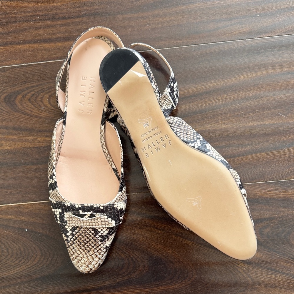 Jamie Hallwr Snake Print Women's Shoes - Picture 2 of 2